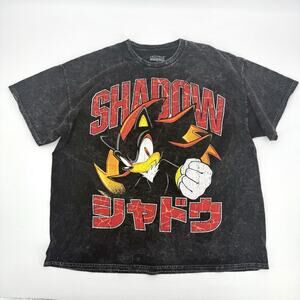 Sonic The Hedgehog Sega Black Shadow T Shirt Game Men’s Size 2X